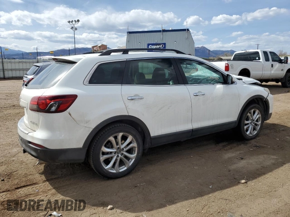 2013 Mazda CX-9 Grand Touring with VIN JM3TB2DV6D0425213, listed as a Copart auction lot 52348505 with 122,682 mi miles and Salvage title. Bid and sale history available at DreamBid. Image 3.