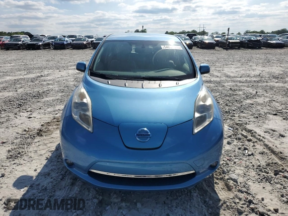2011 Nissan LEAF SL-e with VIN JN1AZ0CP0BT003522, listed as a Copart auction lot 54838115 with 58,080 mi miles and Clean Title. Bid and sale history available at carsss.com. Image 5.