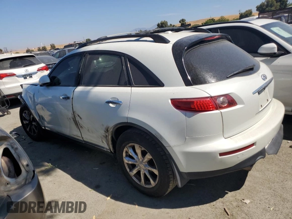 2008 Infiniti FX35 with VIN JNRAS08U18X104554, listed as a Copart auction lot 65936164 with 192,679 mi miles and Salvage Title. Bid and sale history available at carsss.com. Image 2.