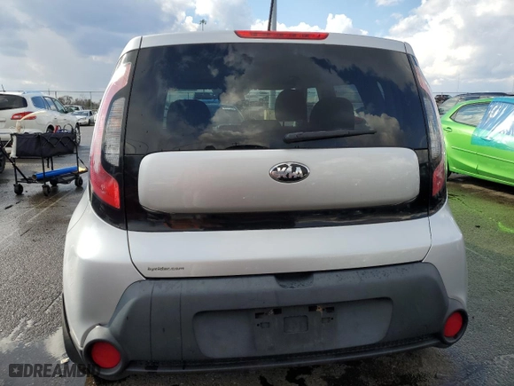 2014 Kia Soul with VIN KNDJN2A24E7727562, listed as a Copart auction lot 47139565 with 0 mi miles and Salvage Title. Bid and sale history available at carsss.com. Image 6.