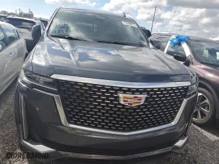 2021 Cadillac Escalade Premium Luxury with VIN 1GYS3CKL6MR218402, listed as a Copart auction lot 74196274 with 43,432 mi miles and Salvage Title. Bid and sale history available at carsss.com. Image 5.