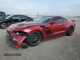 2021 Ford Mustang GT with VIN 1FA6P8CF8M5145287, listed as a Copart auction lot 47650835 with 14,971 mi miles and Salvage Title. Bid and sale history available at carsss.com. Image 1.