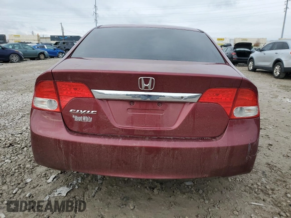 2011 Honda Civic LX with VIN 19XFA1F56BE005634, listed as a Copart auction lot 81873924 with Not Provided miles and Salvage Title. Bid and sale history available at DreamBid. Image 6.