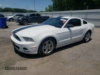 2014 Ford Mustang V6 with VIN 1ZVBP8AM0E5330054, listed as a Copart auction lot 61632865 with 89,094 mi miles and Salvage title. Bid and sale history available at DreamBid. Image 1.