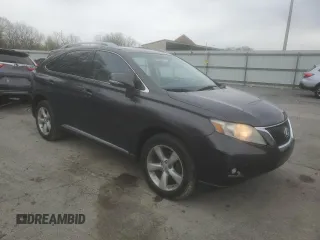 2010 Lexus RX 350 with VIN 2T2BK1BA6AC062908, listed as a Copart auction lot 52739005 with 124,793 mi miles and Salvage Title. Bid and sale history available at DreamBid. Image 4.