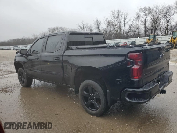 2023 Chevrolet Silverado 1500 RST with VIN 3GCUDEE87PG334016, listed as a Copart auction lot 83557504 with 14,103 mi miles and Salvage Title. Bid and sale history available at carsss.com. Image 2.