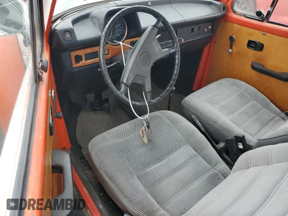 1974 Volkswagen Beetle with VIN 1342201436, listed as a Copart auction lot 78699494 with 56,448 mi miles and Clean Title. Bid and sale history available at DreamBid. Image 8.