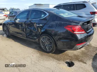 2019 Genesis G70 3.3T Advanced with VIN KMTG74LE3KU020328, listed as a Copart auction lot 65583944 with 153,662 mi miles and Salvage Title. Bid and sale history available at carsss.com. Image 2.