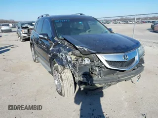 2013 Acura MDX Tech Pkg with VIN 2HNYD2H37DH512951, listed as a IAAI auction lot 41286893 with 107,180 mi miles. Bid and sale history available at carsss.com. Image 1.