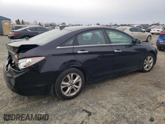 2013 Hyundai Sonata Limited with VIN 5NPEC4ACXDH634308, listed as a Copart auction lot 43289705 with 184,707 mi miles and Salvage Title. Bid and sale history available at DreamBid. Image 3.