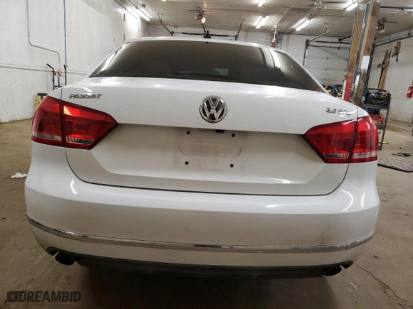 2013 Volkswagen Passat SEL Premium with VIN 1VWCM7A31DC063709, listed as a Copart auction lot 78717804 with 120,271 mi miles and Salvage Title. Bid and sale history available at carsss.com. Image 6.