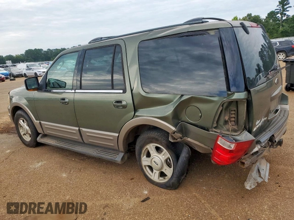 2003 Ford Expedition Eddie Bauer with VIN 1FMPU17L73LA85250, listed as a Copart auction lot 64188755 with 265,284 mi miles and Salvage title. Bid and sale history available at DreamBid. Image 2.