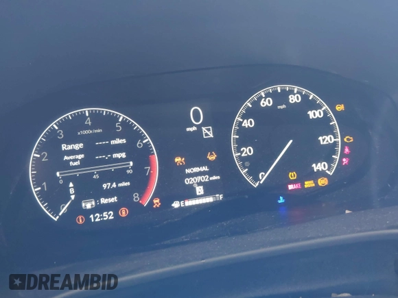 2024 Honda CR-V EX-L with VIN 2HKRS3H73RH300989, listed as a IAAI auction lot 42132075 with 20,702 mi miles and . Bid and sale history available at DreamBid. Image 7.