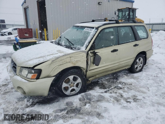 2003 Subaru Forester XS with VIN JF1SG65693H708697, listed as a Copart auction lot 45952365 with 198,825 mi miles and Salvage Title. Bid and sale history available at carsss.com. Image 1.