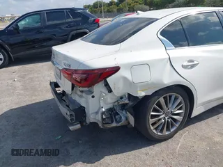 2020 Infiniti Q50 Luxe with VIN JN1EV7AP6LM201462, listed as a IAAI auction lot 42090939 with 50,633 mi miles and . Bid and sale history available at DreamBid. Image 6.