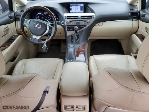 2013 Lexus RX 450h with VIN JTJBC1BA8D2449137, listed as a Copart auction lot 48863825 with 116,052 mi miles and Salvage Title. Bid and sale history available at carsss.com. Image 8.