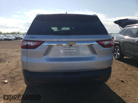 2021 Chevrolet Traverse LS with VIN 1GNERFKW1MJ172898, listed as a Copart auction lot 58162465 with 72,792 mi miles and Salvage title. Bid and sale history available at DreamBid. Image 6.