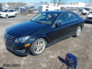 2014 Mercedes-Benz C-Class C 300 Sport with VIN WDDGF8AB5EA954195, listed as a IAAI auction lot 41858143 with 1 mi miles. Bid and sale history available at carsss.com. Image 23.