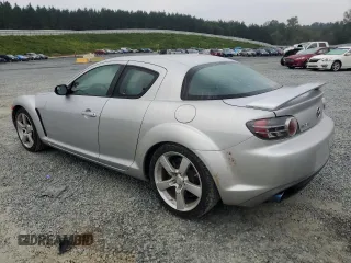 2005 Mazda RX-8 with VIN JM1FE173050144219, listed as a Copart auction lot 73120364 with 70,328 mi miles and Salvage Title. Bid and sale history available at carsss.com. Image 2.