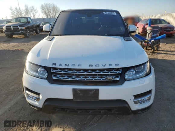 2017 Land Rover Range Rover Sport HSE with VIN SALWR2FK5HA674499, listed as a Copart auction lot 43398795 with 119,518 mi miles and Salvage Title. Bid and sale history available at carsss.com. Image 5.