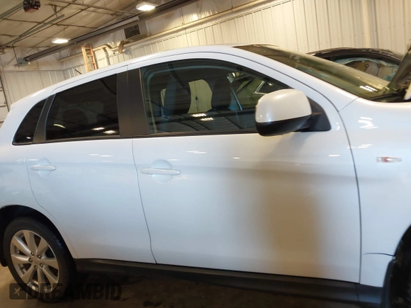 2014 Mitsubishi Outlander Sport ES with VIN 4A4AR3AU5EE028764, listed as a IAAI auction lot 41802229 with 109,250 mi miles. Bid and sale history available at carsss.com. Image 14.