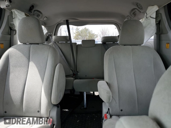 2011 Toyota Sienna with VIN 5TDZK3DC4BS081429, listed as a Copart auction lot 51644065 with 0 mi miles and Salvage Title. Bid and sale history available at carsss.com. Image 10.