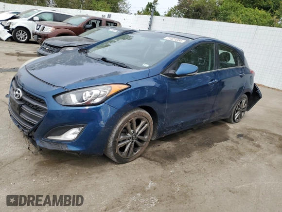 2016 Hyundai Elantra GT with VIN KMHD35LH2GU292644, listed as a Copart auction lot 71421054 with 94,381 mi miles and Salvage Title. Bid and sale history available at carsss.com. Image 1.