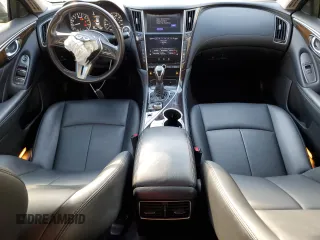 2019 Infiniti Q50 Sport with VIN JN1EV7AP6KM515983, listed as a Copart auction lot 84332744 with 59,812 mi miles and Salvage title. Bid and sale history available at DreamBid. Image 8.