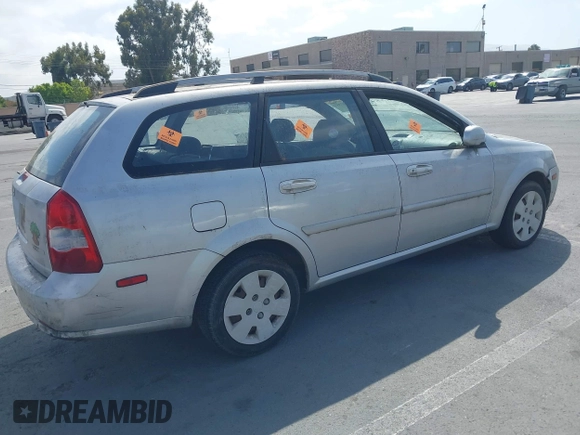 2006 Suzuki Forenza z VIN KL5JD86Z06K325179, wystawiony jako IAAI lot #42507357 z przebiegiem Nie podano mil oraz . Historia ofert i sprzedaży dostępna na DreamBid. Obrazek 4.