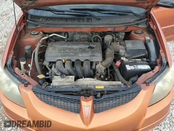 2004 Pontiac Vibe with VIN 5Y2SL62894Z415020, listed as a Copart auction lot 61056695 with 201,695 mi miles and Salvage title. Bid and sale history available at DreamBid. Image 11.