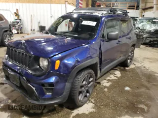 2021 Jeep Renegade Latitude with VIN ZACNJDBB7MPM48418, listed as a Copart auction lot 81846654 with 76,839 mi miles and Non Repairable. Bid and sale history available at DreamBid. Image 1.