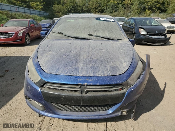 2013 Dodge Dart GT with VIN 1C3CDFCB3DD340862, listed as a Copart auction lot 71541744 with 123,443 mi miles and Clean Title. Bid and sale history available at carsss.com. Image 5.