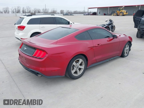 2020 Ford Mustang EcoBoost with VIN 1FA6P8TH1L5124541, listed as a IAAI auction lot 41631181 with 35,726 mi miles. Bid and sale history available at carsss.com. Image 4.