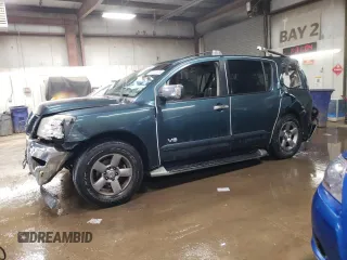 2005 Nissan Armada SE z VIN 5N1AA08B75N701356, wystawiony jako Copart lot #50176675 z przebiegiem Nie podano mil oraz Szkoda całkowita • Salvage title. Historia ofert i sprzedaży dostępna na DreamBid. Obrazek 1.