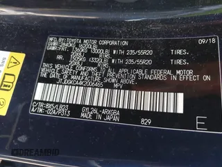 2019 Lexus RX 450hL Premium with VIN JTJDGKCA4K2006465, listed as a IAAI auction lot 42079022 with 77,241 mi miles and . Bid and sale history available at DreamBid. Image 9.