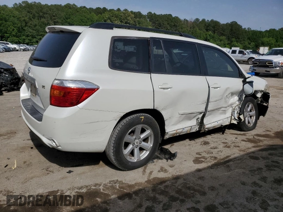 2009 Toyota Highlander with VIN JTEDS41AX92092841, listed as a Copart auction lot 57097315 with 145,089 mi miles and Salvage title. Bid and sale history available at DreamBid. Image 3.