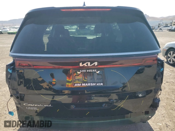 2022 Kia Carnival EX with VIN KNDNC5H36N6149302, listed as a Copart auction lot 59164504 with 32,108 mi miles and Salvage Title. Bid and sale history available at carsss.com. Image 6.