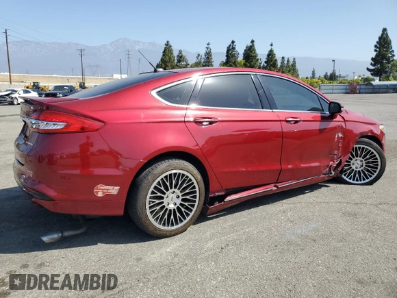 2017 Ford Fusion Titanium with VIN 3FA6P0SU1HR299506, listed as a Copart auction lot 62031915 with 94,412 mi miles and Salvage title. Bid and sale history available at DreamBid. Image 3.