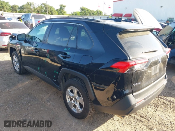 2021 Toyota RAV4 Hybrid XLE with VIN 4T3RWRFV5MU012238, listed as a IAAI auction lot 41943154 with 72,316 mi miles. Bid and sale history available at carsss.com. Image 3.