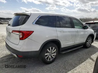 2020 Honda Pilot EX-L with VIN 5FNYF5H51LB006636, listed as a Copart auction lot 49576475 with 78,156 mi miles and Salvage Title. Bid and sale history available at carsss.com. Image 3.