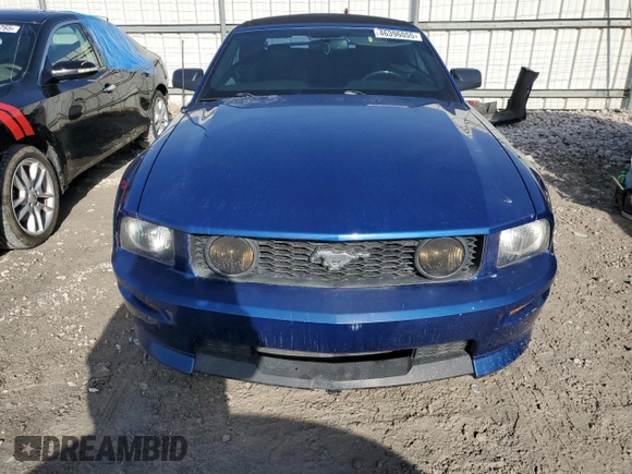 2008 Ford Mustang GT Deluxe with VIN 1ZVHT85H085191860, listed as a Copart auction lot 46396055 with 114,703 mi miles and Salvage Title. Bid and sale history available at DreamBid. Image 5.
