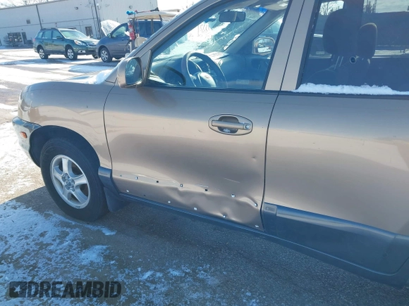 2002 Hyundai Santa Fe GLS with VIN KM8SC73D62U316002, listed as a IAAI auction lot 41249855 with Not Provided miles. Bid and sale history available at carsss.com. Image 6.