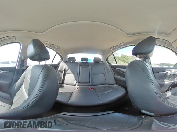 2014 Infiniti Q50 Premium with VIN JN1BV7AR2EM700072, listed as a Copart auction lot 54934445 with 97,381 mi miles and Salvage title. Bid and sale history available at DreamBid. Image 15.