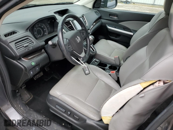 2015 Honda CR-V EX-L with VIN 2HKRM4H73FH667497, listed as a Copart auction lot 51910525 with 117,443 mi miles and Salvage Title. Bid and sale history available at carsss.com. Image 7.