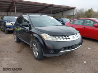 2006 Nissan Murano SL with VIN JN8AZ08W46W503737, listed as a IAAI auction lot 41715431 with 215,212 mi miles. Bid and sale history available at carsss.com. Image 1.