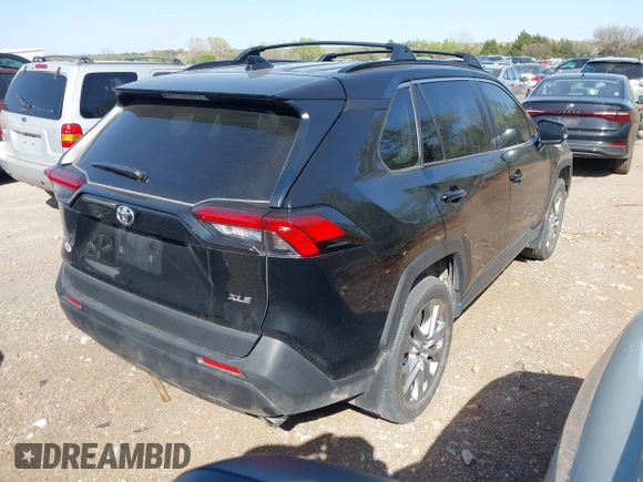 2023 Toyota RAV4 XLE Premium with VIN 2T3C1RFVXPC247647, listed as a IAAI auction lot 41997072 with 27,326 mi miles and . Bid and sale history available at DreamBid. Image 4.