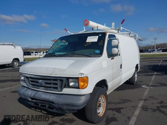 2006 Ford Econoline Cargo z VIN 1FTNE24L56DA64432, wystawiony jako IAAI lot #41888024 z przebiegiem 245 481 mil mil oraz . Historia ofert i sprzedaży dostępna na DreamBid. Obrazek 2.