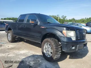 2012 Ford F-150 XL with VIN 1FTFW1ET0CFB06984, listed as a Copart auction lot 61338755 with 204,847 mi miles and Salvage title. Bid and sale history available at DreamBid. Image 4.