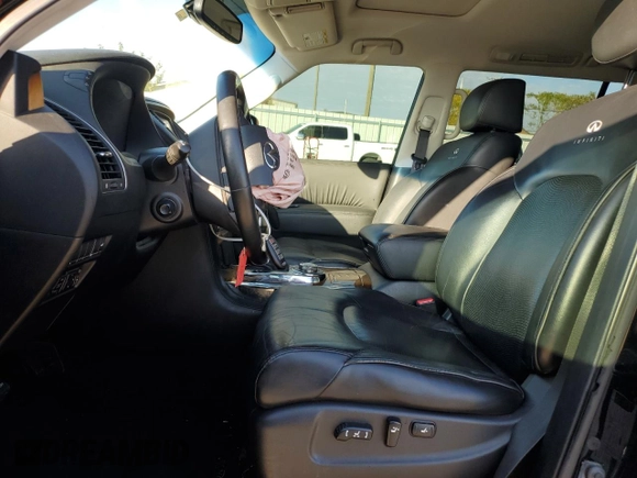 2011 Infiniti QX56 8-passenger with VIN JN8AZ2NC8B9303121, listed as a Copart auction lot 79643554 with 187,950 mi miles and Salvage Title. Bid and sale history available at carsss.com. Image 7.