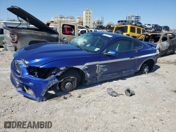 2016 Ford Mustang V6 with VIN 1FA6P8AM1G5264787, listed as a Copart auction lot 48259475 with 137,496 mi miles and Salvage Title. Bid and sale history available at carsss.com. Image 1.